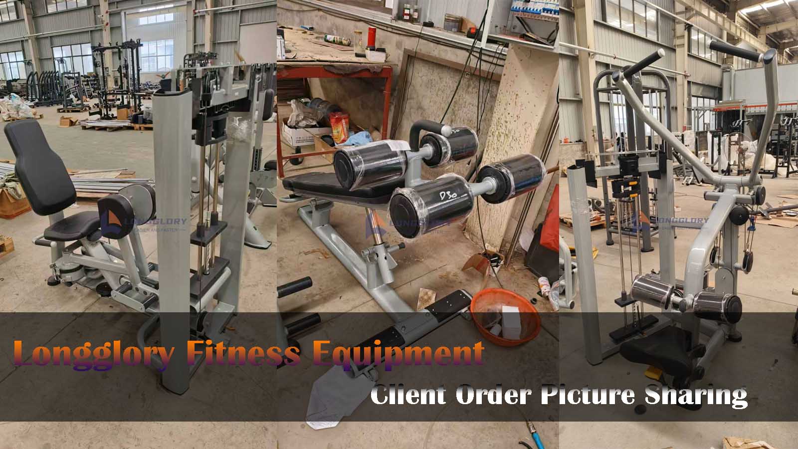 Longglor müştərisinin fitness avadanlığı sifarişinin paylaşılması