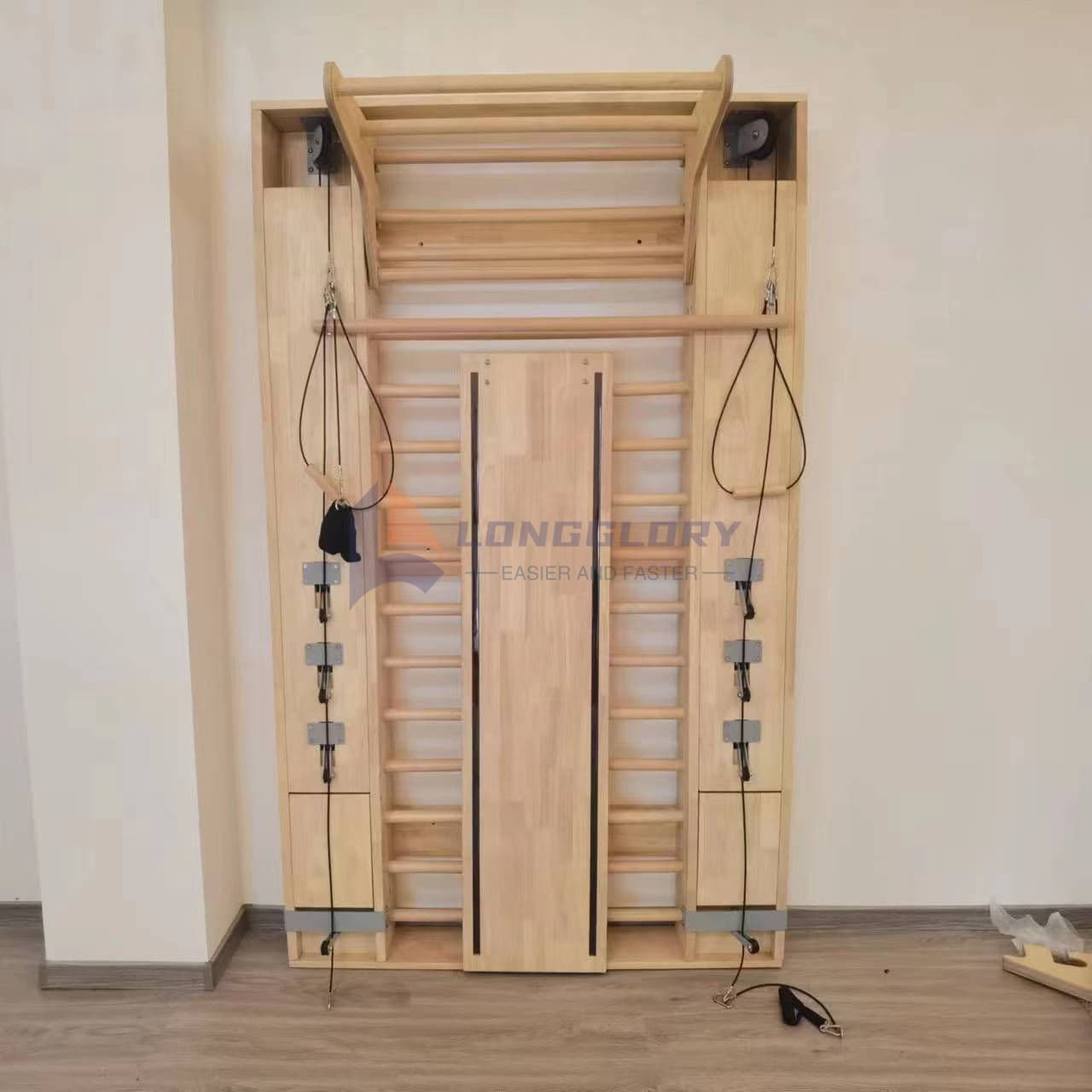 Divara quraşdırılmış raf İsveç nərdivanı